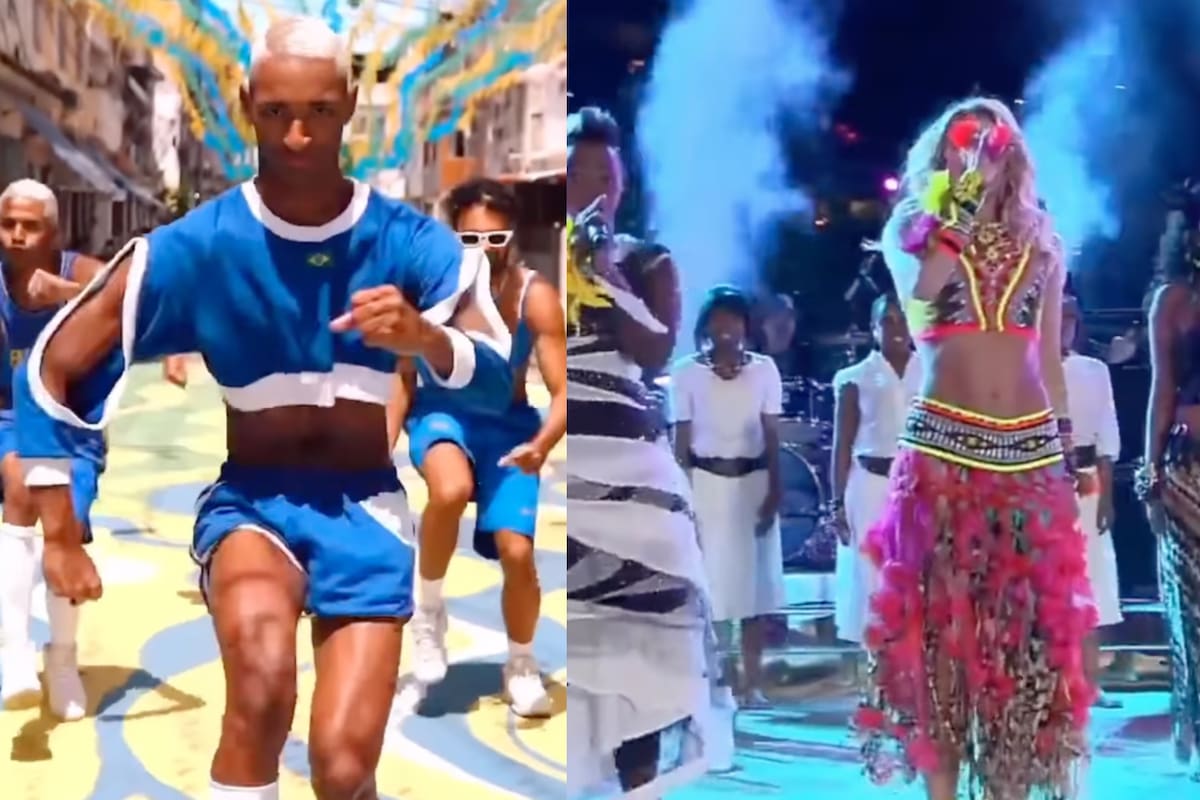 Shakira publicó en sus redes la versión del influencer carioca Raphael Vicente de su inolvidable canción mundialista "Waka Waka"