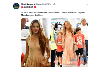 Shakira se mostró tranquila aunque un poco abrumada, según Daily Mail