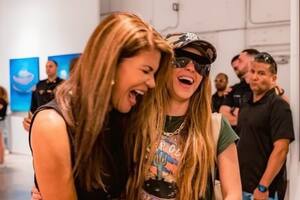 Shakira visitó la feria de arte, Art Basel en Miami