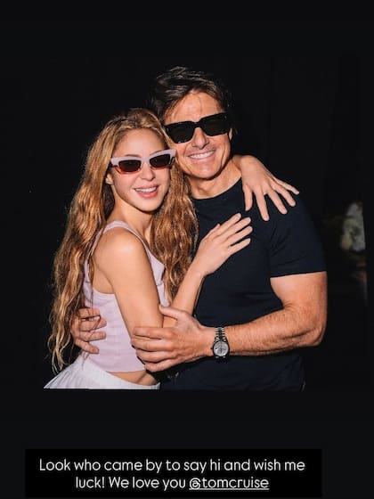 Shakira y Tom Cruise