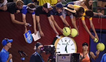 Sharapova y la selfie con sus seguidores