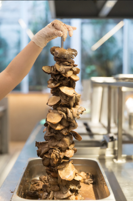 Shawarma de hongos del restaurante Marti, de Germán Martitegui