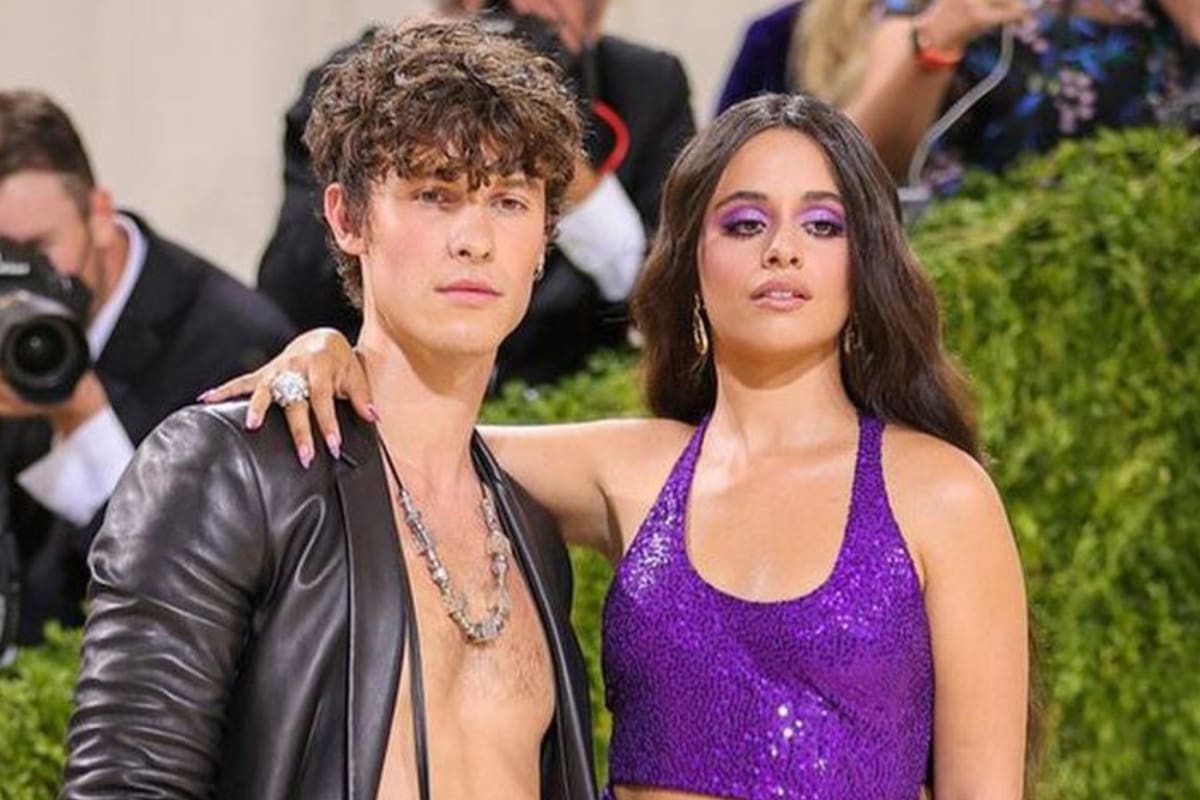 Shawn Mendes y Camila Cabello durante la Gala del Met en septiembre de 2021 (Crédito: Instagram/@shawnmendes)