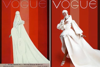 Shea Coulée. Portada: febrero de 1928. Foto: Instagram/@voguemagazine