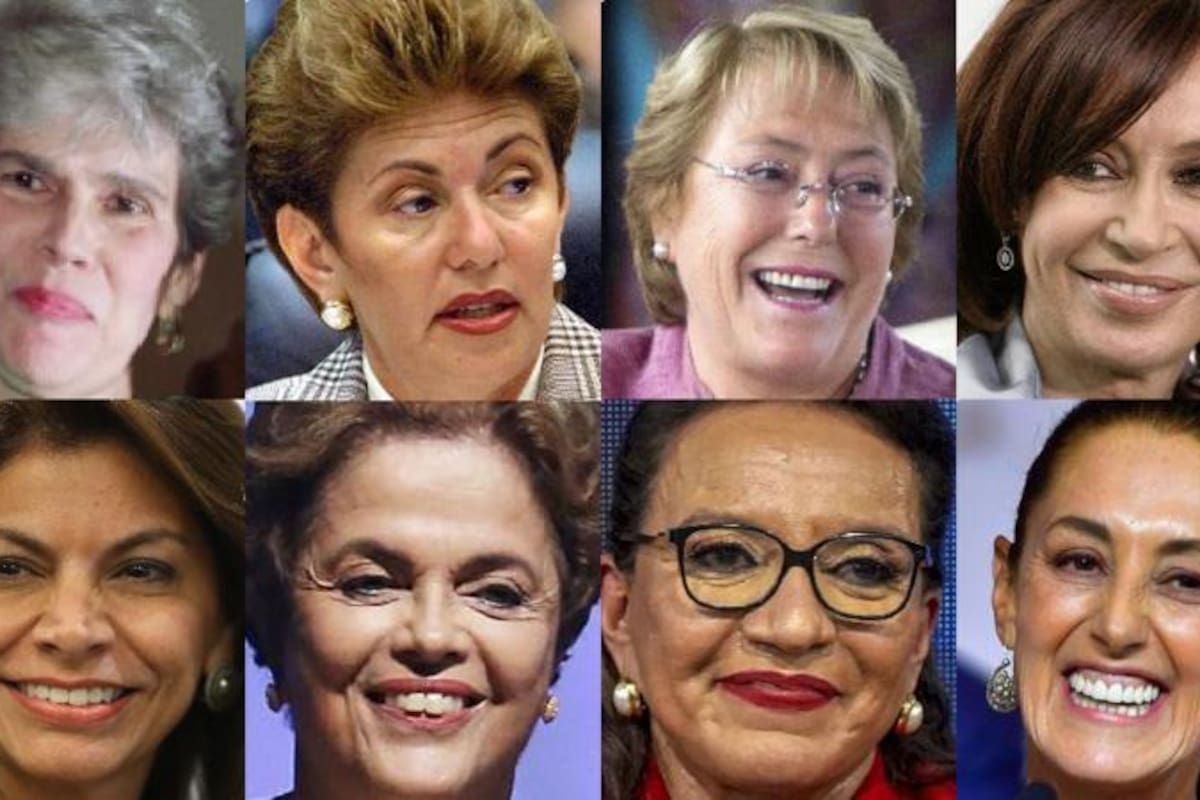 Sheinbaum se suma a otras siete mujeres que fueron elegidas en las urnas: Violeta Barrios de Chamorro, Mireya Moscoso, Michelle Bachelet, Cristina Fernández de Kirchner, Laura Chinchilla, Dilma Rousseff y Xiomara Castro.