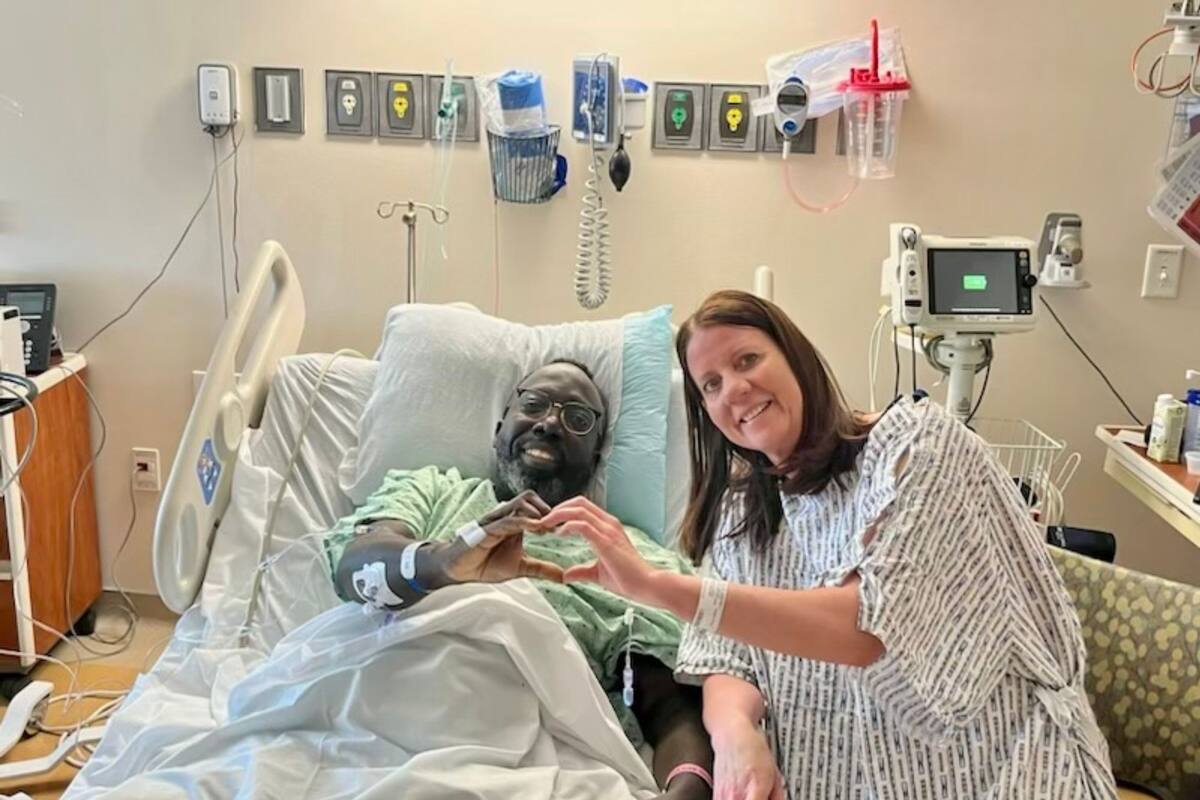 Shiller Joseph y Krissy Miller se sometieron a una cirugía de trasplante de riñón en el Intermountain Health Medical Center en Murray (Intermountain Health)