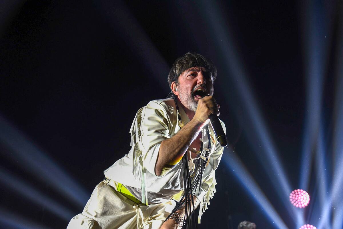 Show de Babasónicos en Movistar Arena, buenos Aires, 24/06/2022