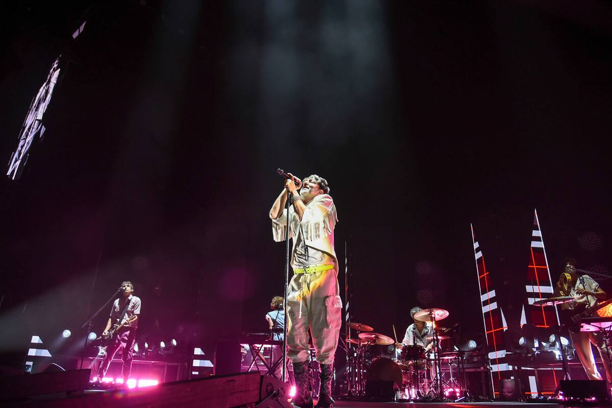 Show de Babasónicos en Movistar Arena, buenos Aires, 24/06/2022