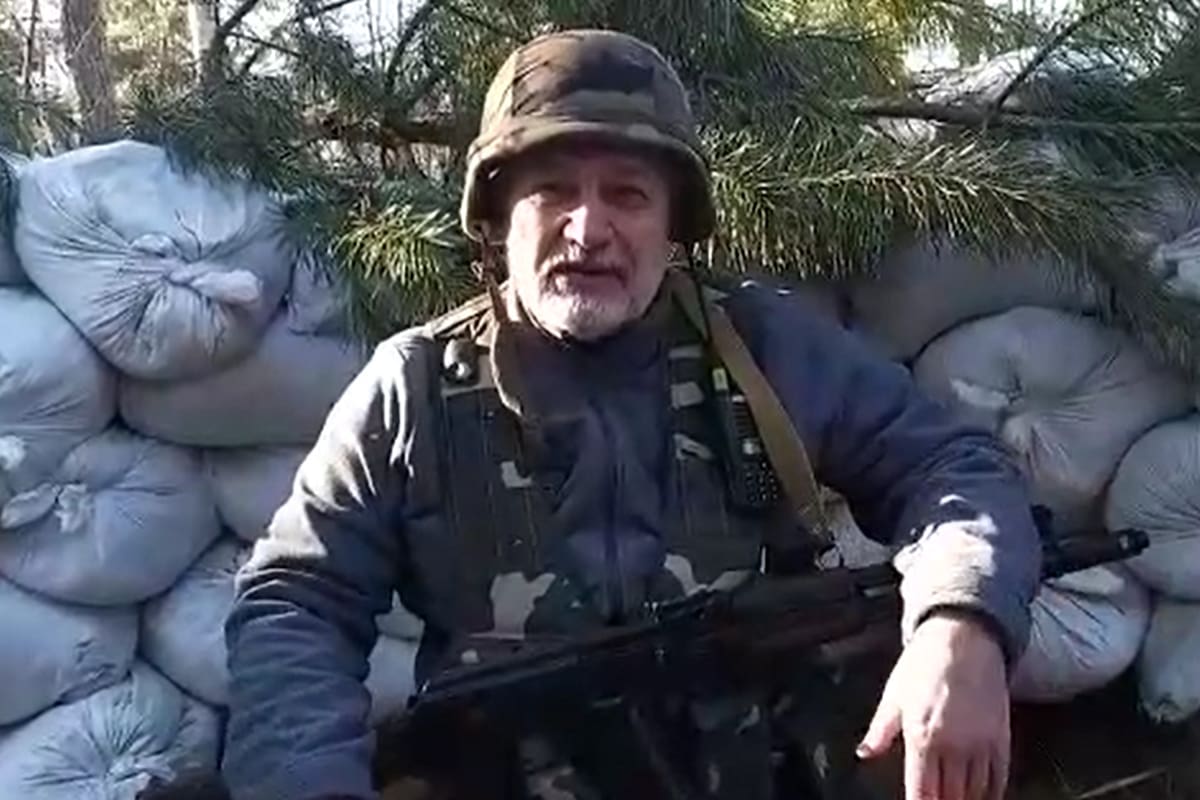 Si bien es ruso, este hombre decidió unirse al ejército ucraniano por considerar que este conflicto es la antesala a la tercera guerra mundial