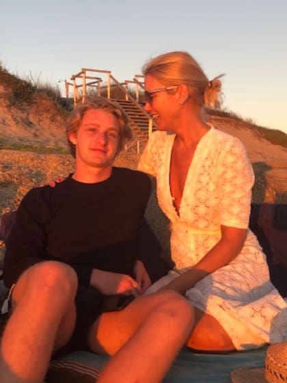 Si bien hizo algunas producciones como modelo siguiendo los pasos de su madre, durante el último tiempo Balthazar se abrió paso en el mundo de los negocios (Foto: Instagram @valeriamazzaok)