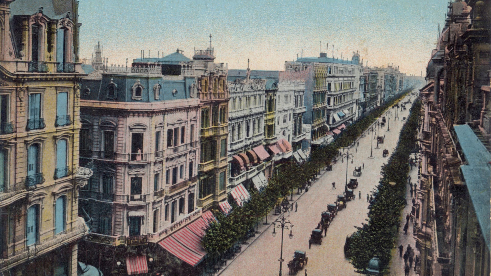 Los albores de la Av. de Mayo.
