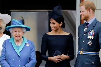 Si bien se esperaba que Meghan Markle participara de la cumbre con la reina Isabel II a través de una videoconferencia, finalmente no participó