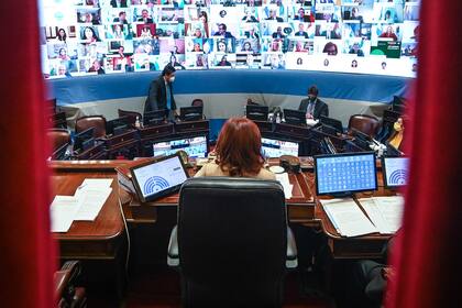 Si Cristina Kirchner apura el trámite para que el aborto se trate este año en el Senado, la aprobación podría ser cerca de la Navidad, algo que entre los "celestes" consideran una provocación