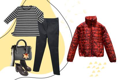 Si el outfit debajo es sobrio y neutro, vale la pena jugarse con un tono más audaz en el abrigo