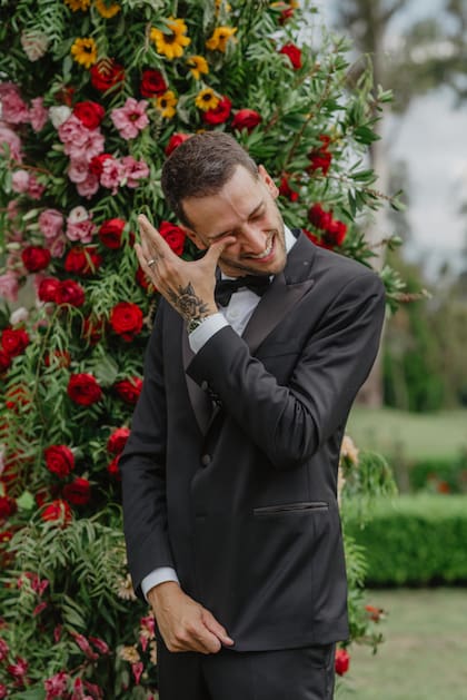 "Si Hernán no llora en la ceremonia como lloró cuando Argentina ganó el Mundial, no sé qué va a pasar", había bromeado Sam.