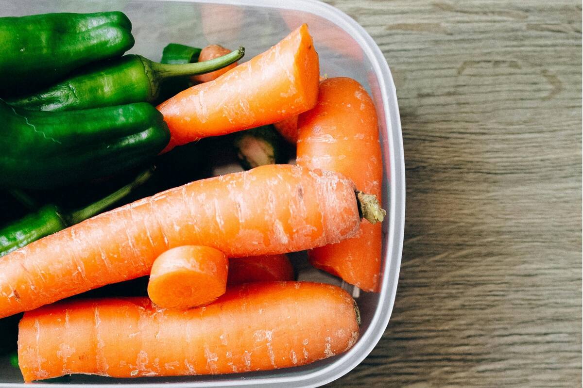Si las zanahorias no se guardan bien pueden volverse blandas y perder su textura crujiente