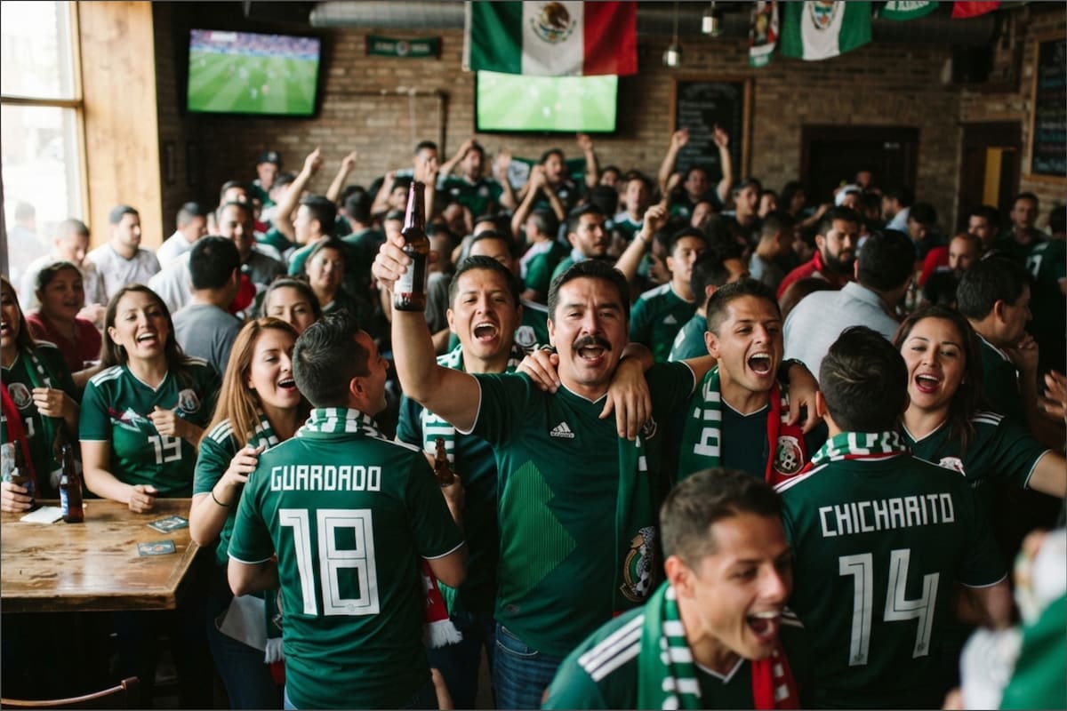 Si México vence a Inglaterra, el bar entregará US$100 a los clientes en tarjetas de regalo que pueden ser utilizadas en su próxima visita