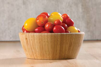 Si no hay cherry, usá tomate redondo o perita