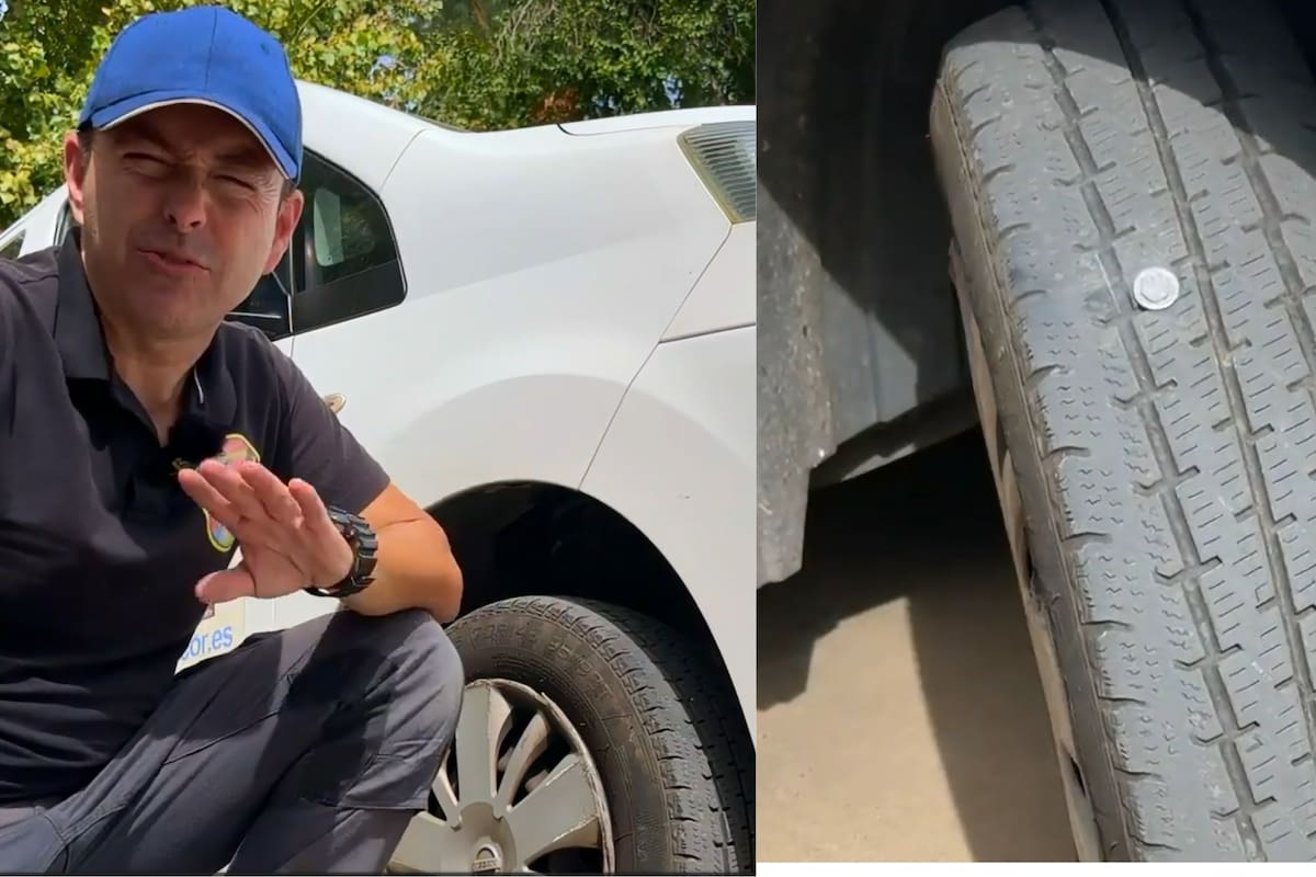 Si se pinchó un neumático no hay que desesperar en solo 5 minutos cualquiera puede repararlo. (YouTube “Esoqueloarreglepapa”)