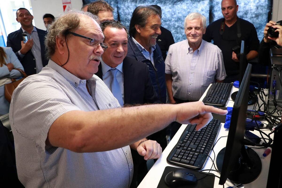 Sica y el titular de la UOM, Antonio Caló, en Córdoba