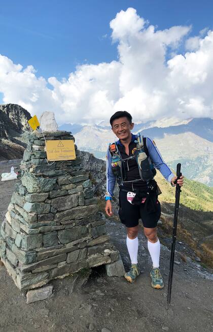 Sidney Togumi corrió en dos oportunidades la mítica carrera de los Alpes.