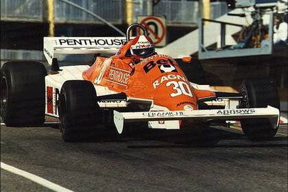 Siegfried Stohr a bordo del Arrows N° 30: la carrera de Zolder fue un punto bisagra en su carrera