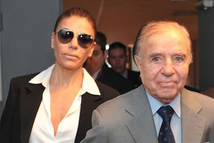 Siempre a su lado, Zulemita Menem acompaña a su padre desde su paso por la presidencia