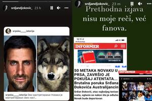 Siempre controvertido, Srdjan Djokovic, el papá de Nole, defendió a su hijo con frases grandilocuentes: "50 tiros en el pecho", fue la frase que eligió para defender al número 1 del mundo