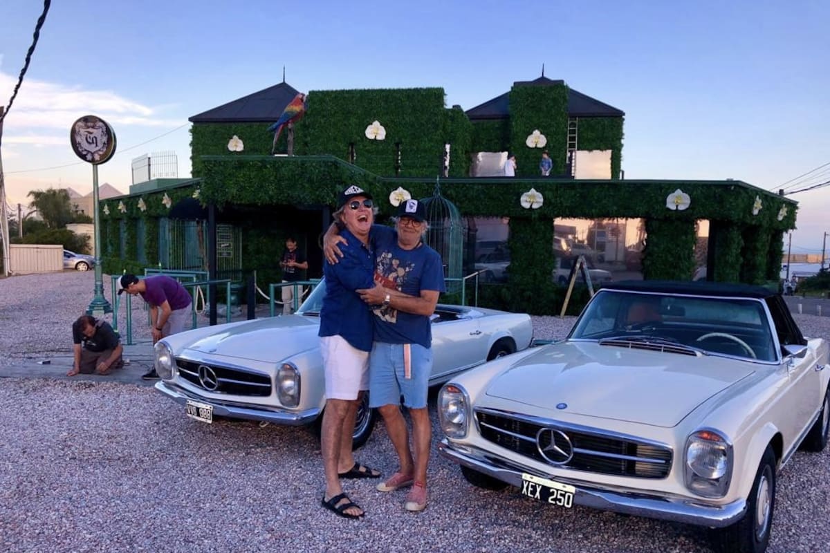 Siempre mantuvo el formato de membresía e imprimió el espíritu de exclusividad. En la foto, Pancho Dotto y Osvaldo Brucco, dueño de Tequila