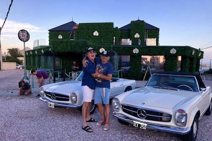 Siempre mantuvo el formato de membresía e imprimió el espíritu de exclusividad. En la foto, Pancho Dotto y Osvaldo Brucco, dueño de Tequila