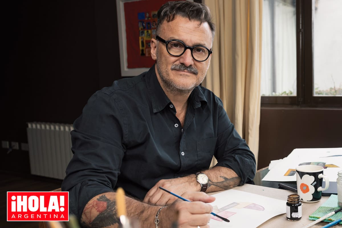 "Siempre tuve muchos amigos en el mundo del arte y a través de ellos fui jugando a pintar”, cuenta Fernando, que pinta hace más de tres décadas.