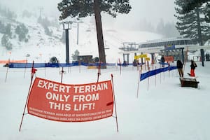 Sierra Nevada registrará un frente frío este fin de semana, con temperaturas de hasta -6°C y acumulaciones de nieve ligeras