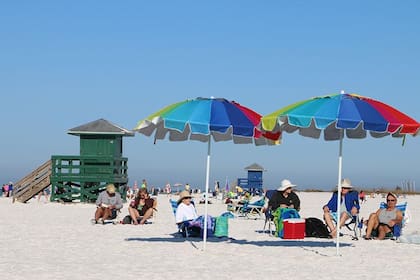 Siesta Beach se caracteriza por un ambiente familiar