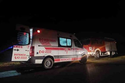 Siete de los ocho ocupantes del auto fallecieron tras el impacto - Gentileza Luján Hoy