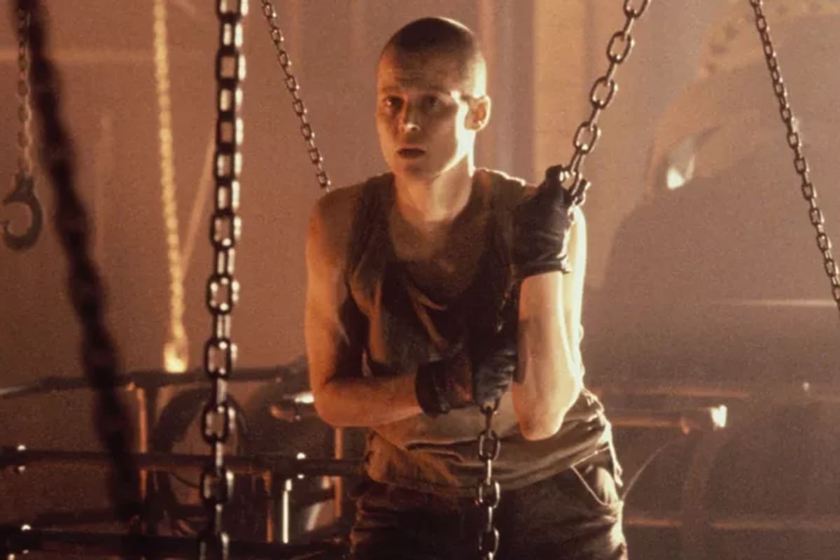 Sigourney Weaver en Alien 3, de 1992