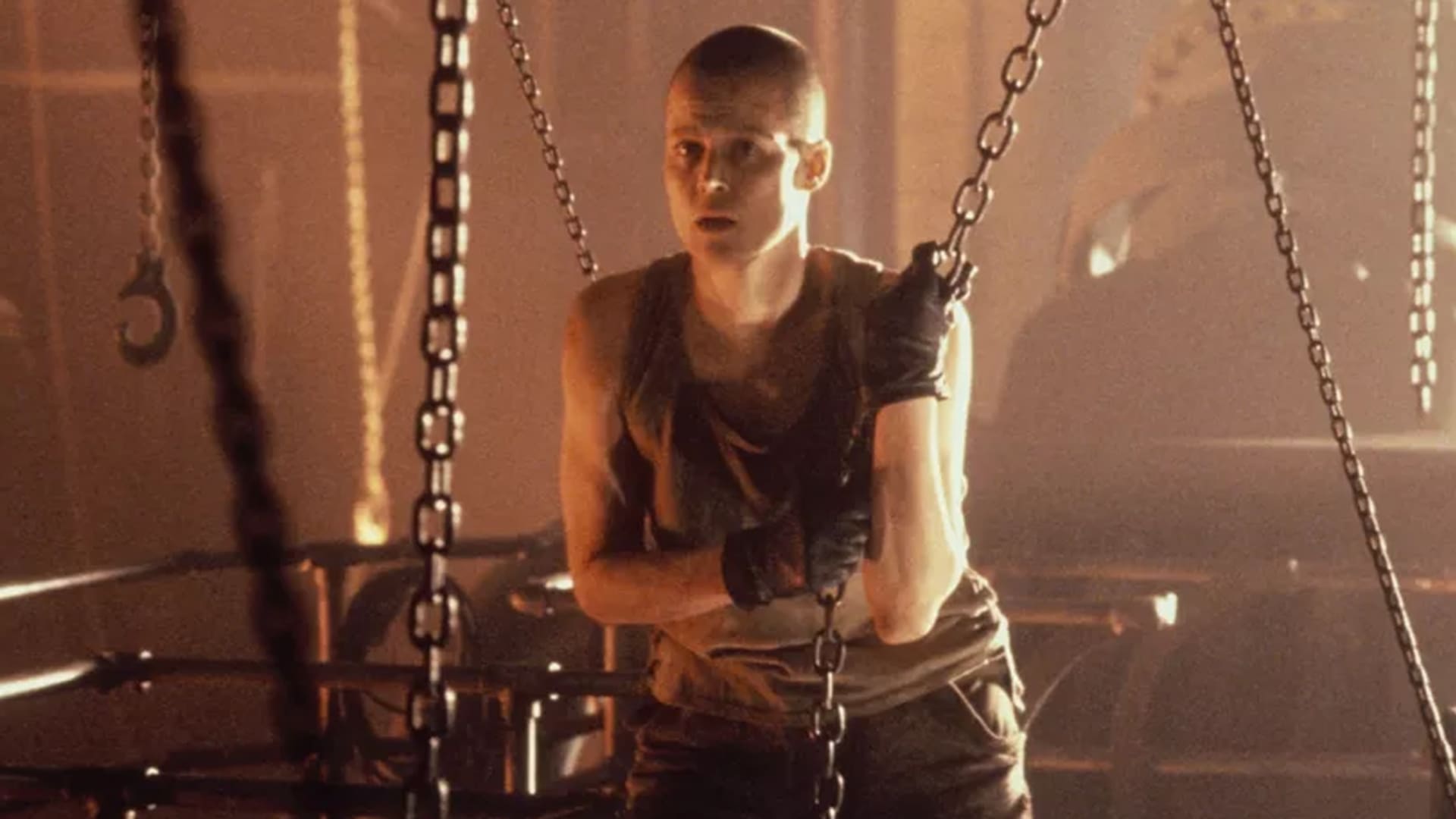 Sigourney Weaver en Alien 3, de 1992