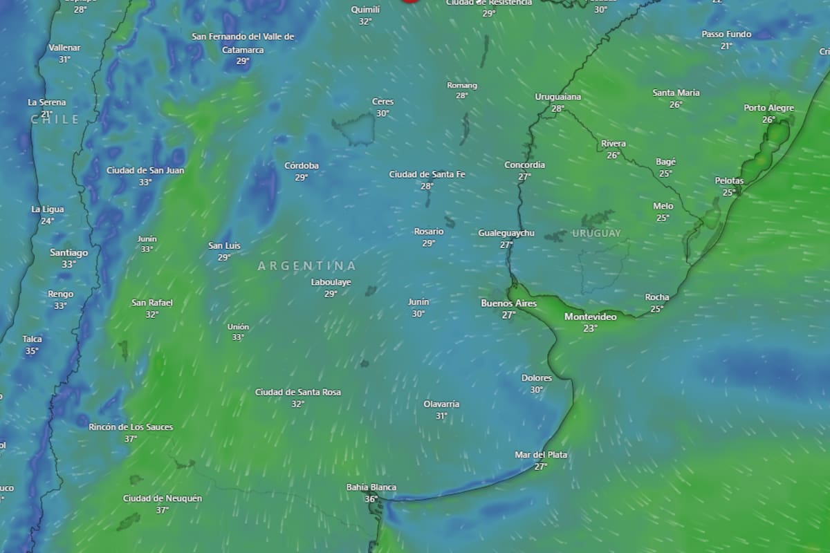Sigue el calor suave en Buenos Aires y hacia el final de la semana subirá la temperatura con tardes de 33ºC