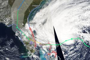 Sigue la trayectoria en vivo de Nicole mientras se aproxima a Florida