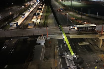 Siguen las obras en el Puente Labruna