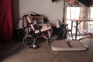 Silla de ruedas como la usada por M