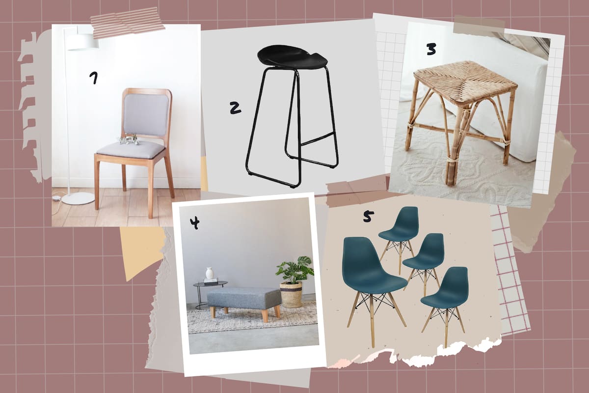 Sillas, banquetas y banquitos: variantes de diseño para encontrar el mejor asiento de la mano de Club LA NACION.