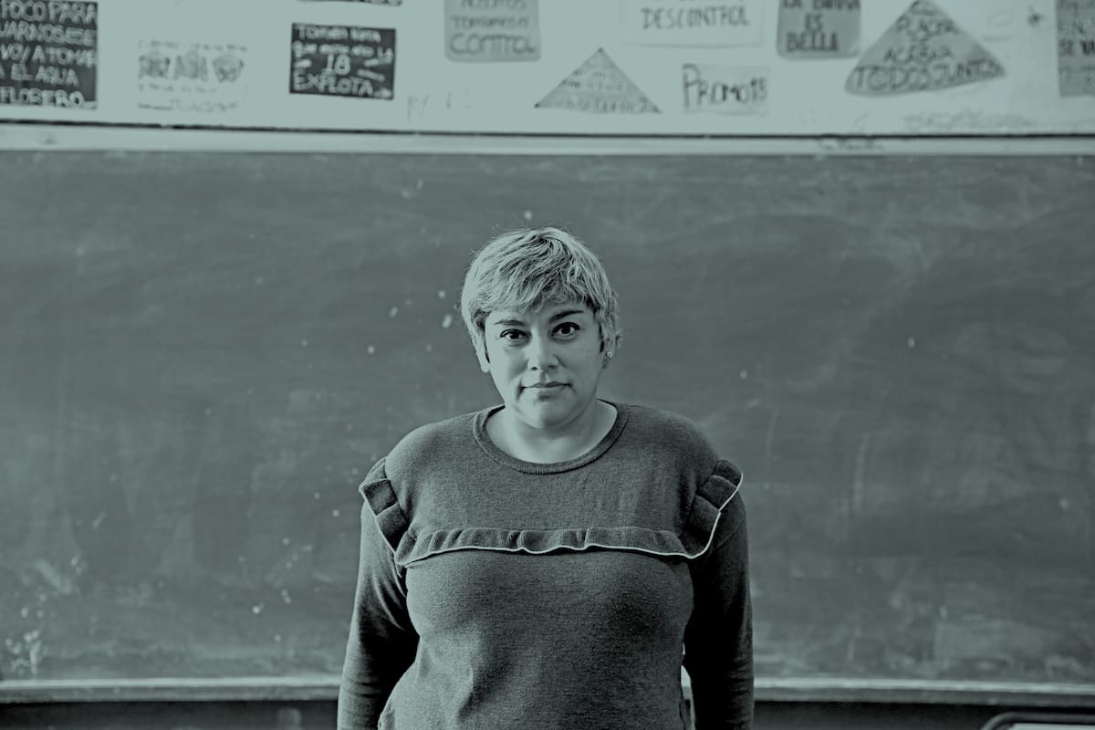 Silvana Corso, directora de la Escuela de Educación Media N°2 Rumania
Foto: Silvana Colombo