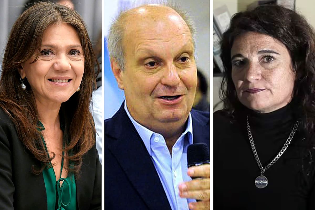 Silvana Ginocchio (Unión por la Patria), Hernàn Lombardi (PRO) y María Fernanda Araujo (La Libertad Avanza), autoridades de la Comisión de Cultura en Diputados