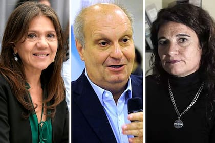 Silvana Ginocchio (Unión por la Patria), Hernàn Lombardi (PRO) y María Fernanda Araujo (La Libertad Avanza), autoridades de la Comisión de Cultura en Diputados