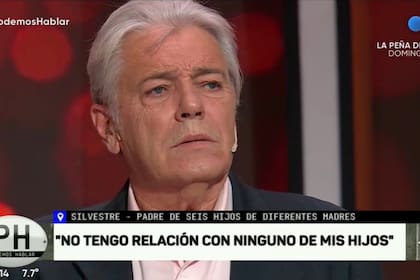 Silvestre afirmó que no tiene los teléfonos de sus hijos