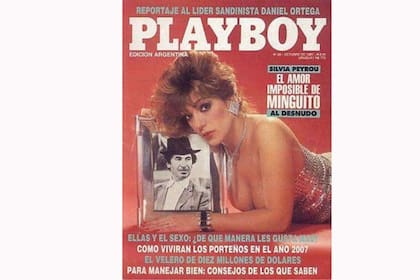 Silvia Peyrou en la tapa de Playboy