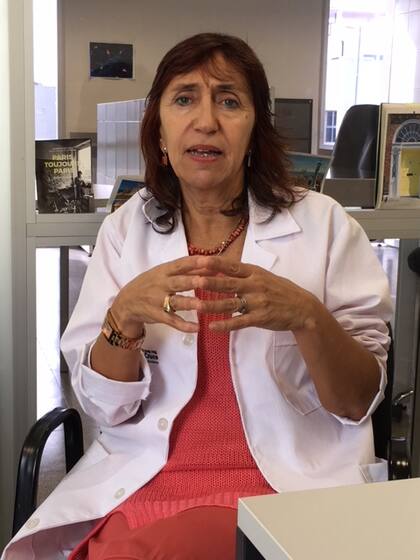 Silvia Kochen, directora del Enys, en el Hospital El Cruce