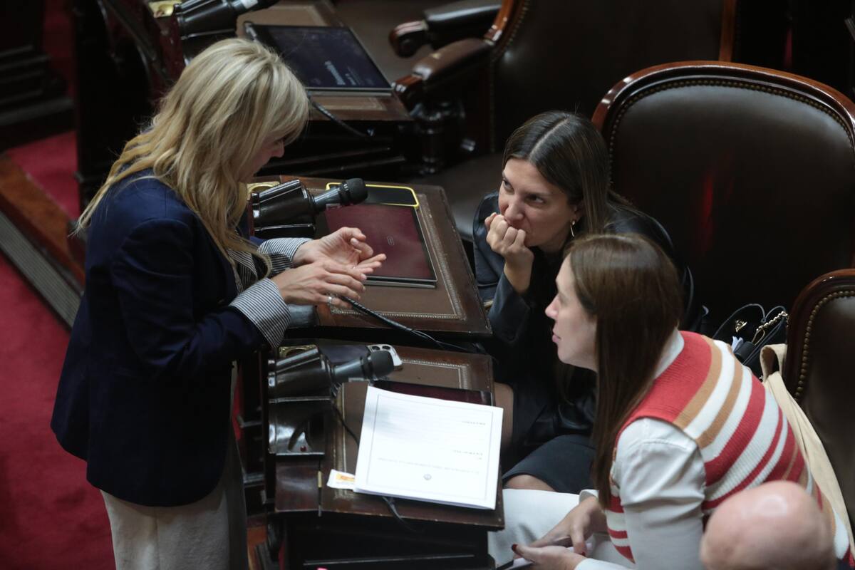 Silvia Lospennato, la diputada que es primera candidata de Pro a legisladora porteña, y su colega María Eugenia Vidal, jefa de la campaña, este martes en el homenaje al papa Francisco