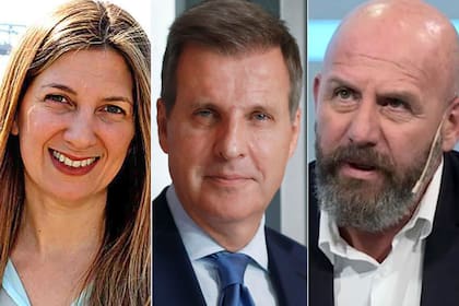 Silvia Lospennato, Martín Redrado y Waldo Wolff