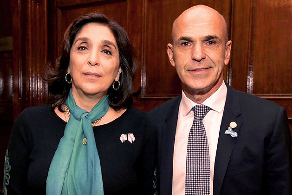 Silvia Majdalani y Gustavo Arribas, los directivos de la AG
